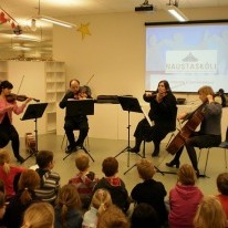 Strengjakvartett í heimsókn