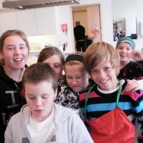 Kátir krakkar í Naustaskóla!