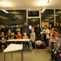 Frá spurningakeppni milli nemenda og foreldra