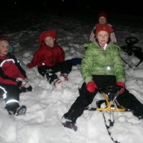 Sleðaferð 2.-3. bekkjar