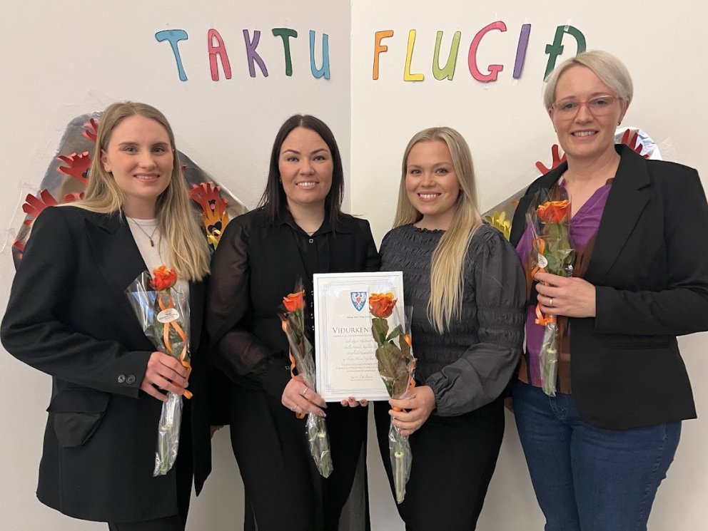 Aníta, Stella, Berglind og Vala