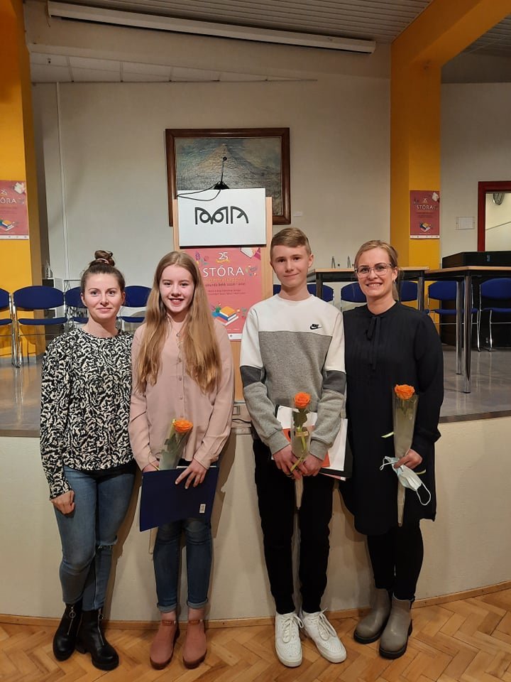 Katrín Júlía Pálmadóttir, Birta Gísladóttir, Jóhann Valur Björnsson og Harpa Friðriksdóttir