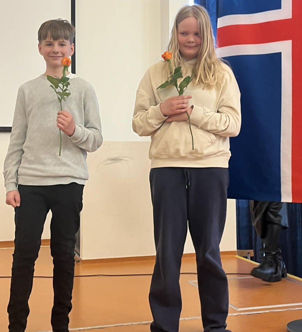 Glæsileg forkeppni Upphátt í 7. bekk