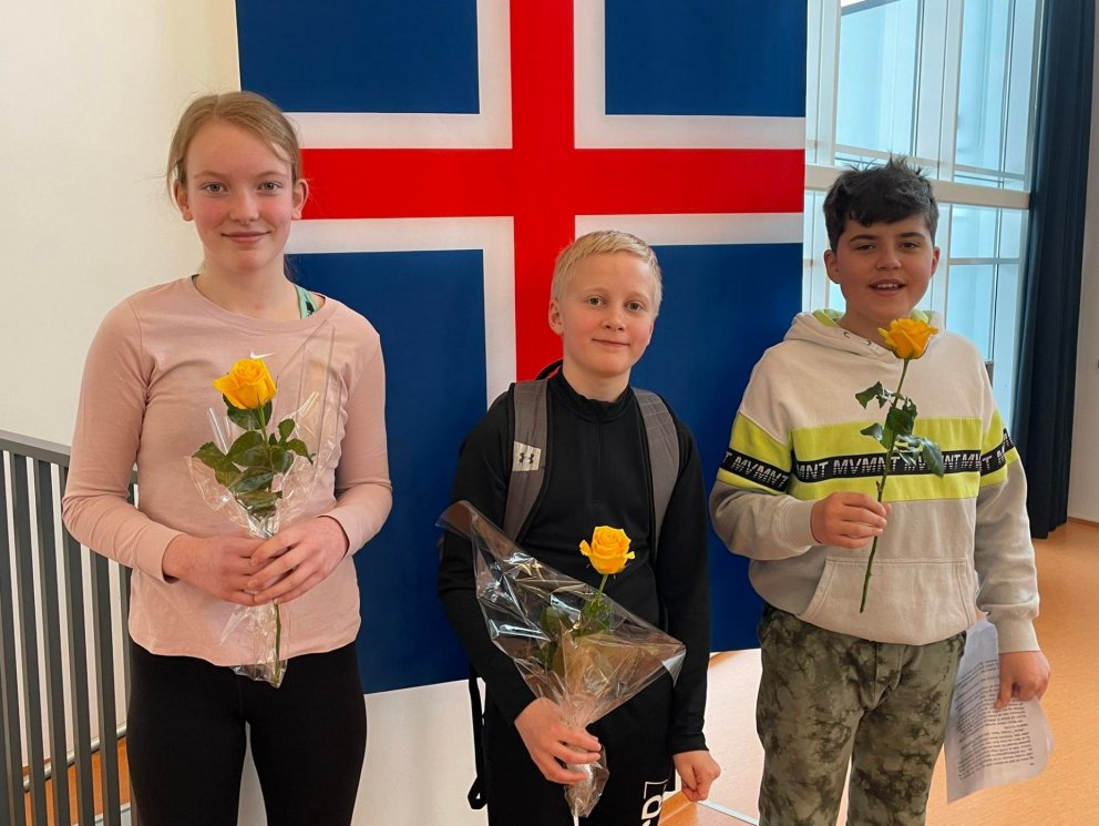 Lilja Maren, Styrmir Snær og Richard Örn