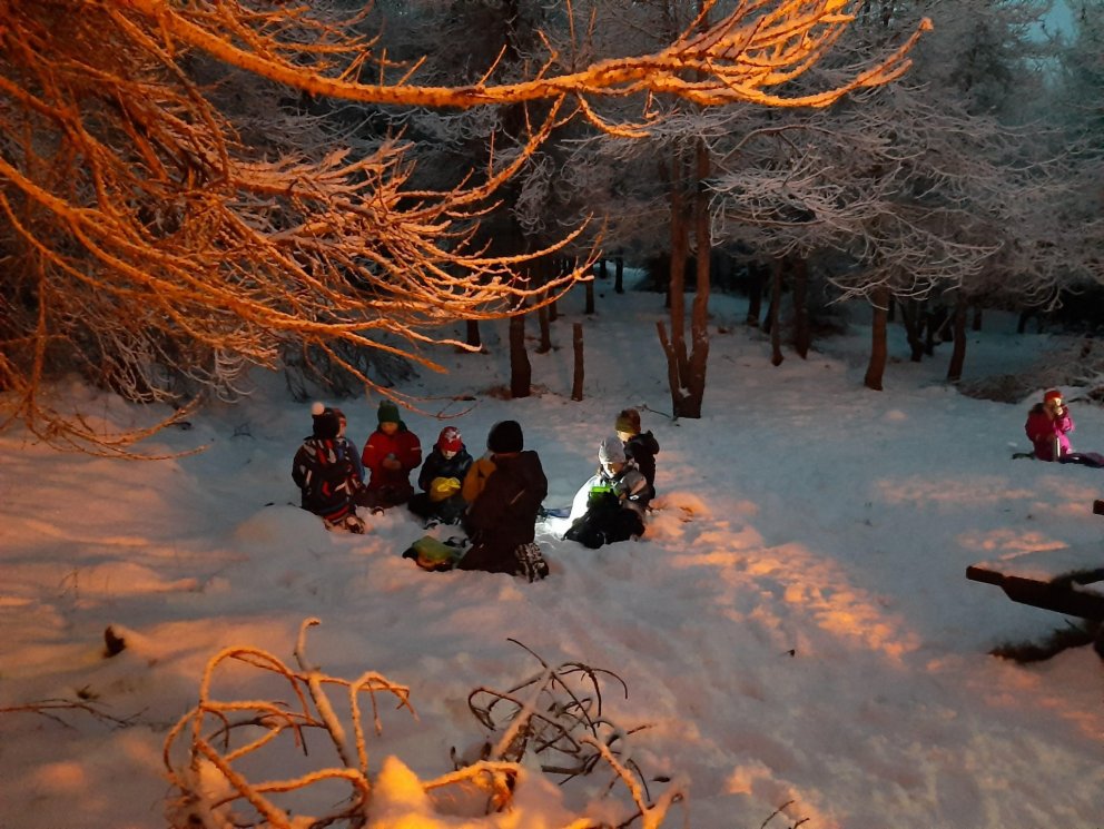 Útivera hjá 3. bekk