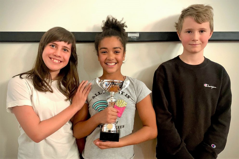 Þórunn Birna, Megan Ella og Jóhann Valur