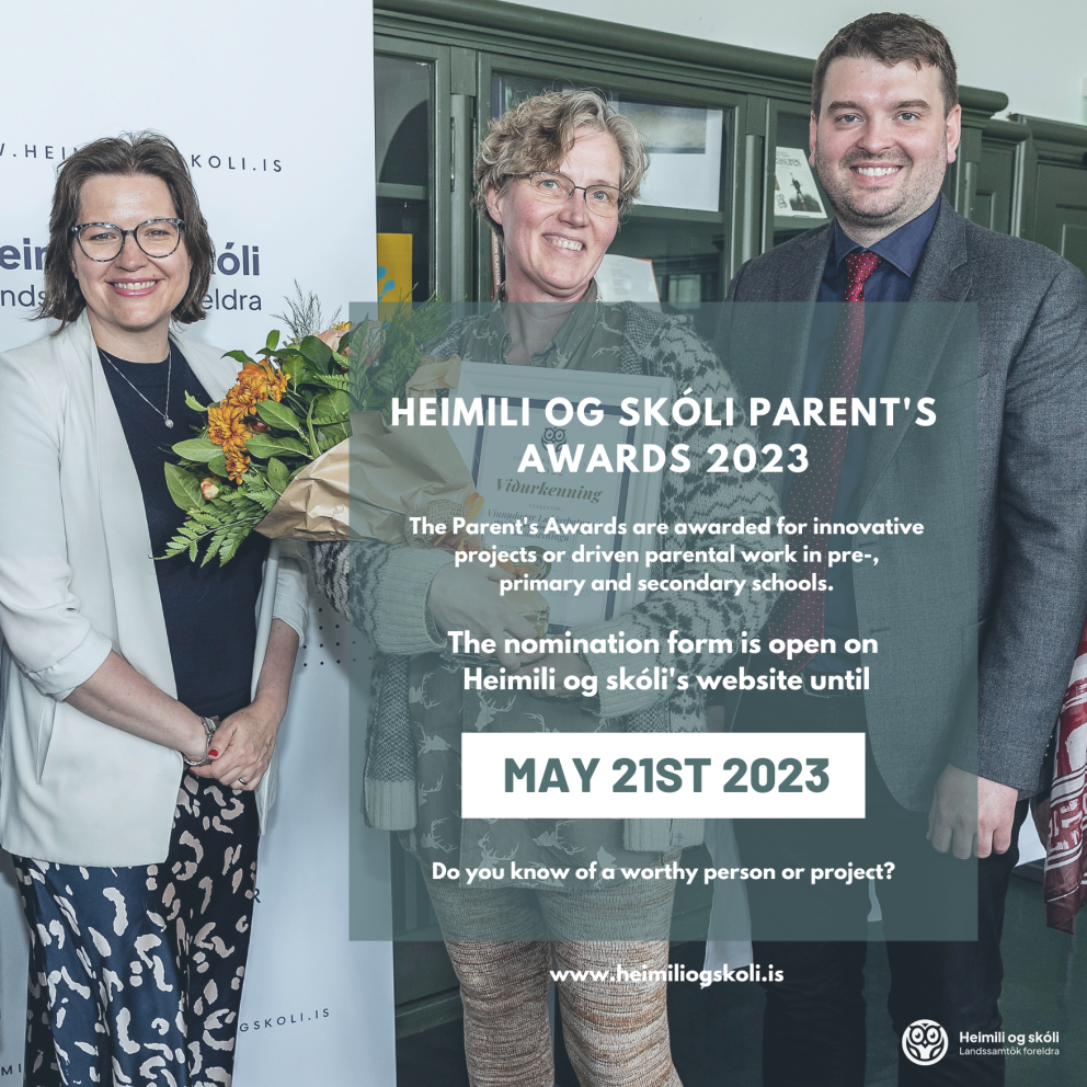 Lumar þú á tilnefningu til Foreldraverðlaunanna?