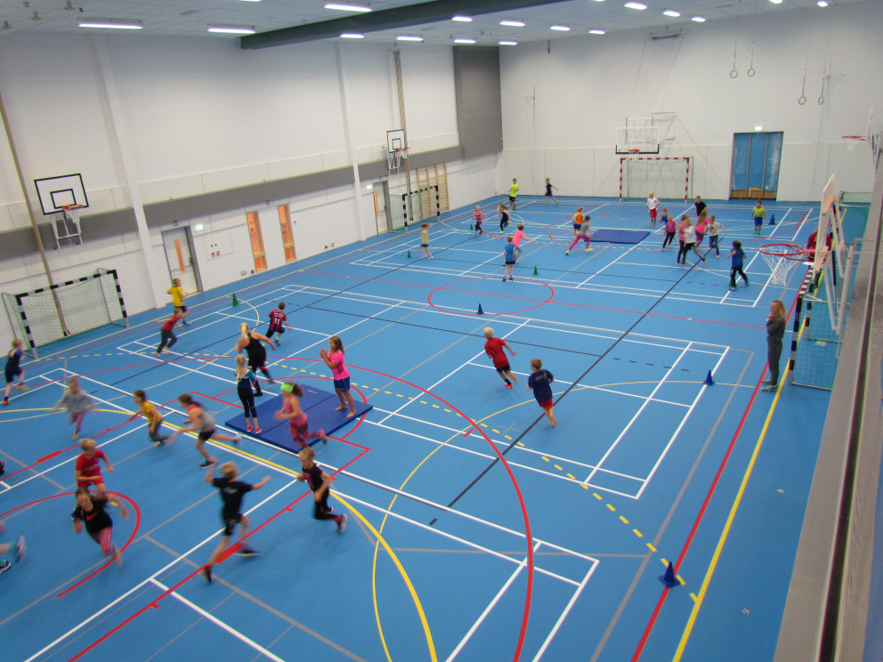 4. og 5. bekkur í salnum