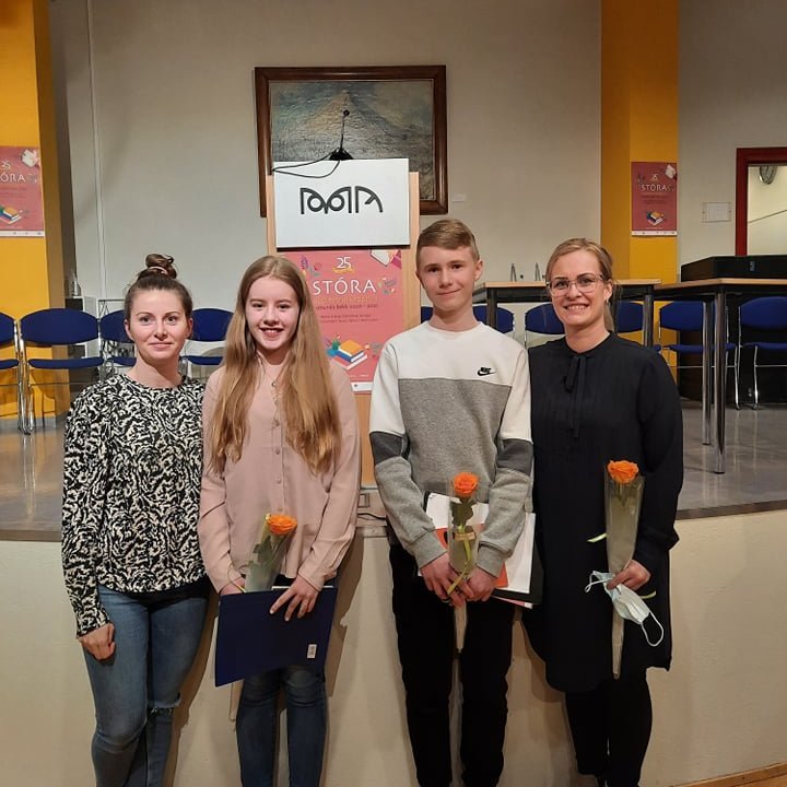 Katrín Júlía Pálmadóttir, Birta Gísladóttir, Jóhann Valur Björnsson og Harpa Friðriksdóttir