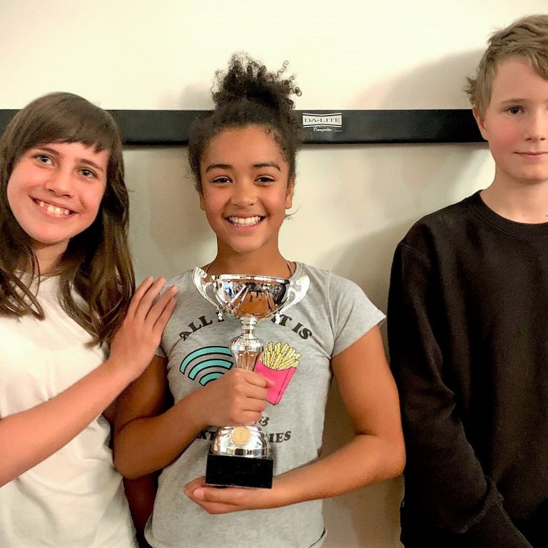 Þórunn Birna, Megan Ella og Jóhann Valur