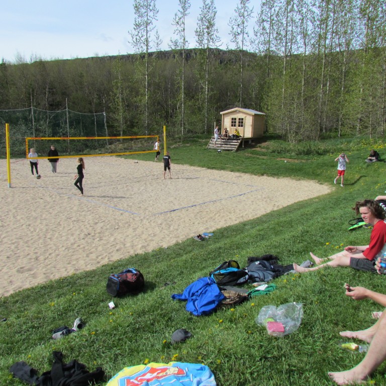 Myndir úr Kjarnaskógi í dag 6.-10. bekkur