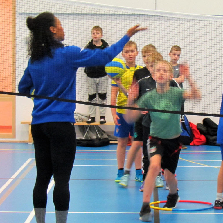 Heimsókn Blakdeildar KA í íþróttatíma