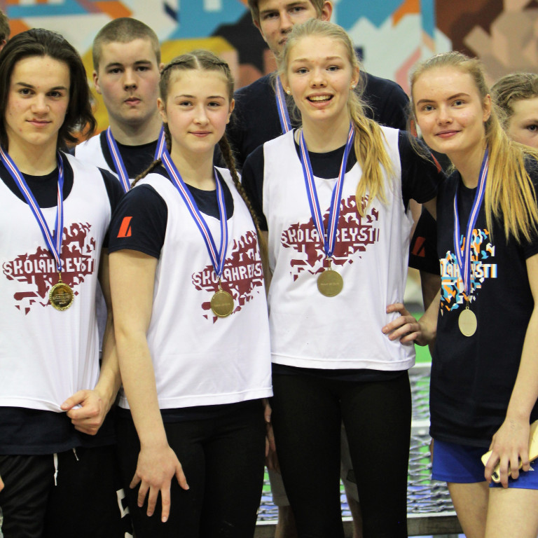 Trausti Lúkas, Viktor Axel, Kolbrún Perla, Kolbeinn Fannar, Sara Ragnheiður og Júlía Rós.